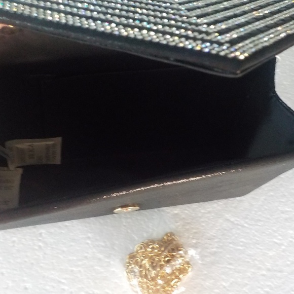 Black/Rhinestone Evening Bag - Picture 6 of 7